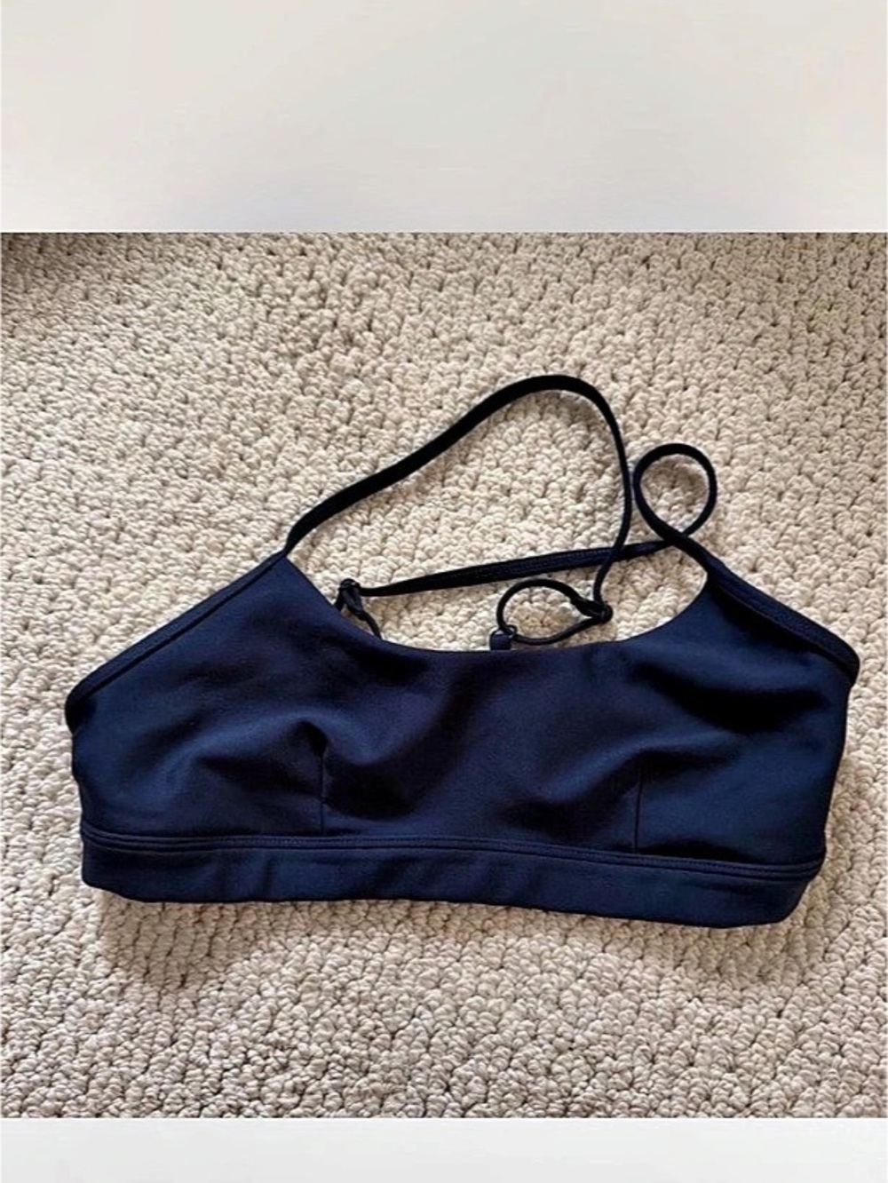 Alo Black Sports Bra Size Small Like New